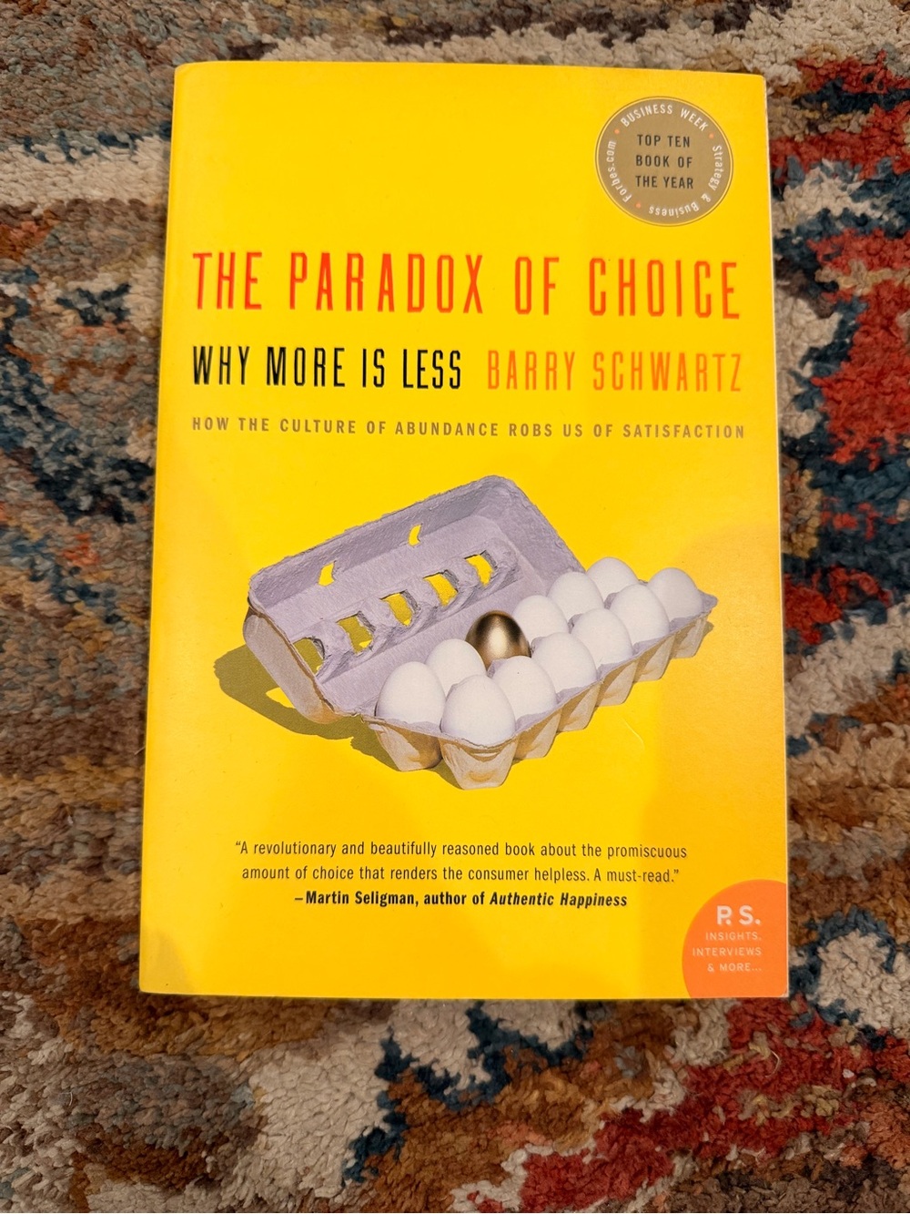 The Paradox of Choice Book